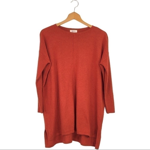 Style & Co - Cotton Blend Front-Seam Tunic Sweater - Picture 1 of 8